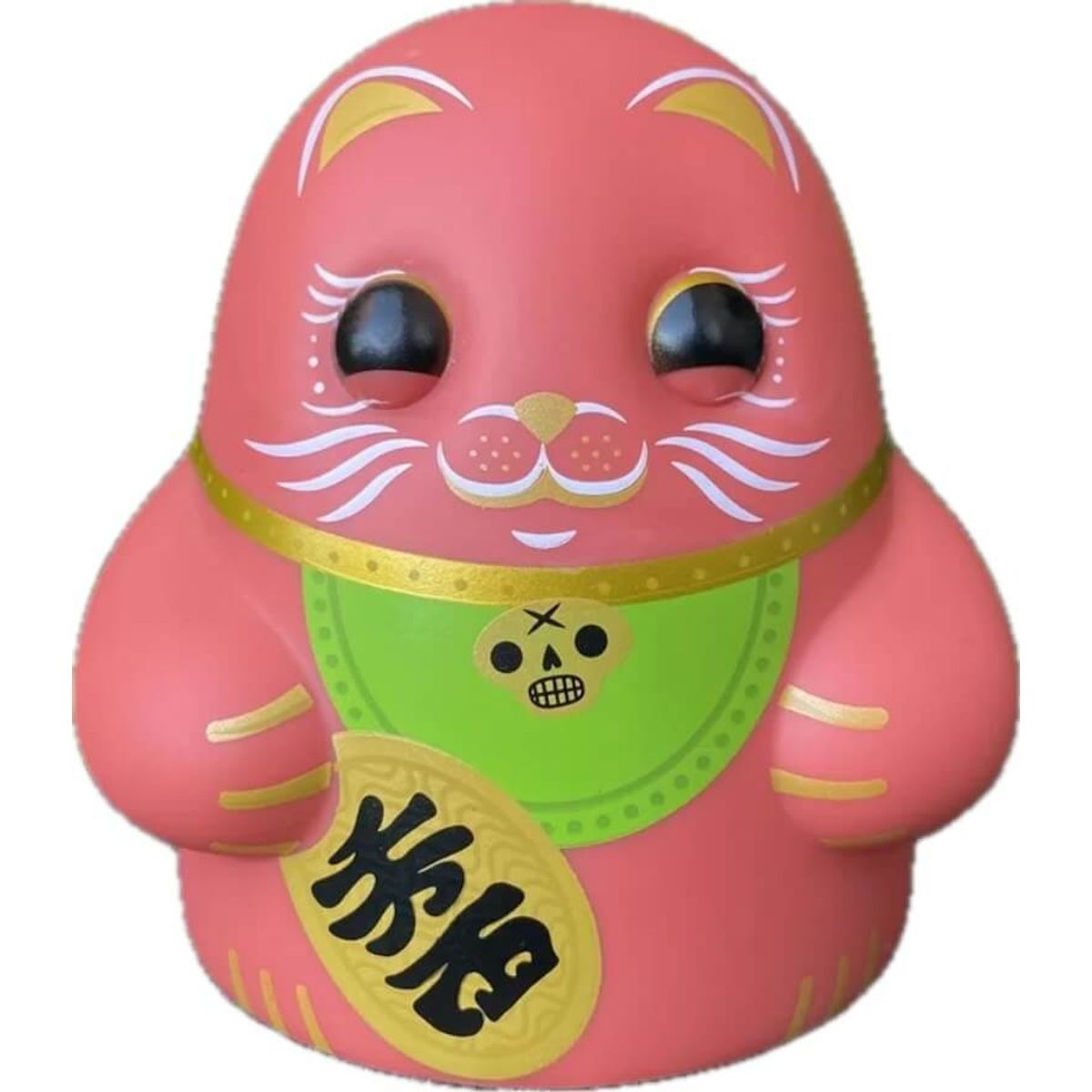 Maneki Neko Red Tiny Ghost