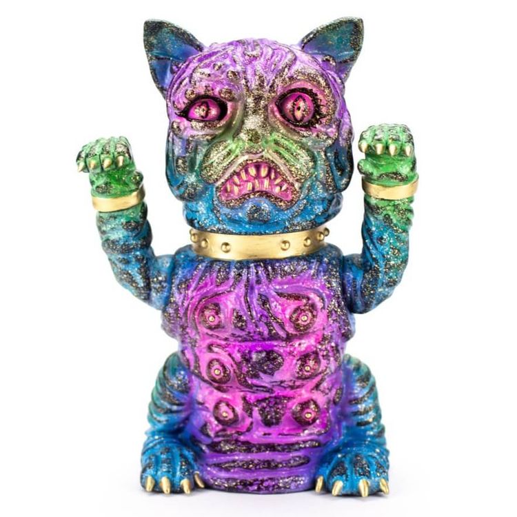 Manky Neko (Blue) by Wonder Goblin