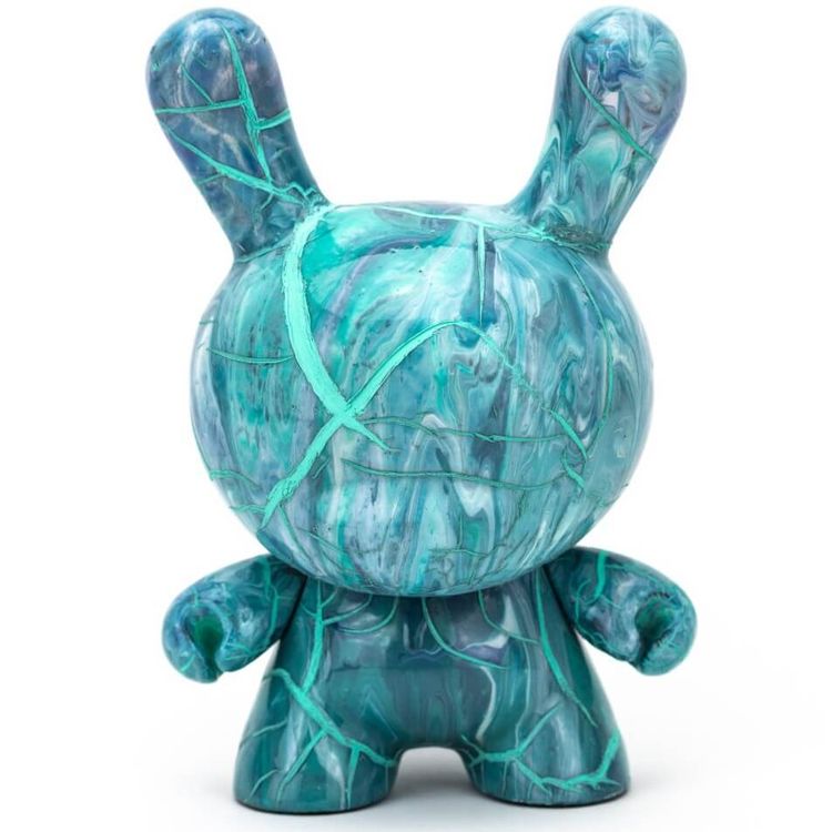 Marbled – 8″ Dunny (Marble blue) by NapTimeNoah