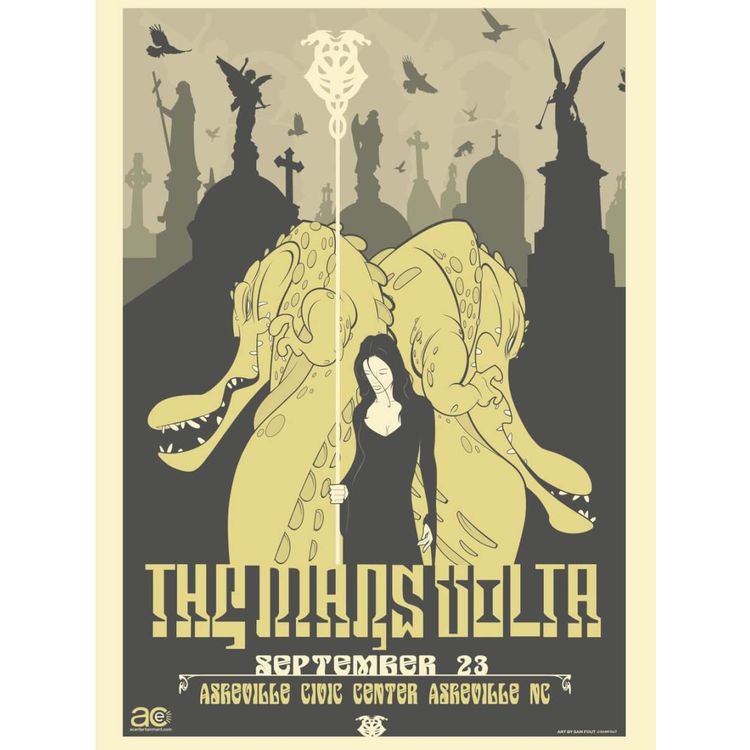 Mars Volta Poster (from Asheville, NC) by Sam Fout