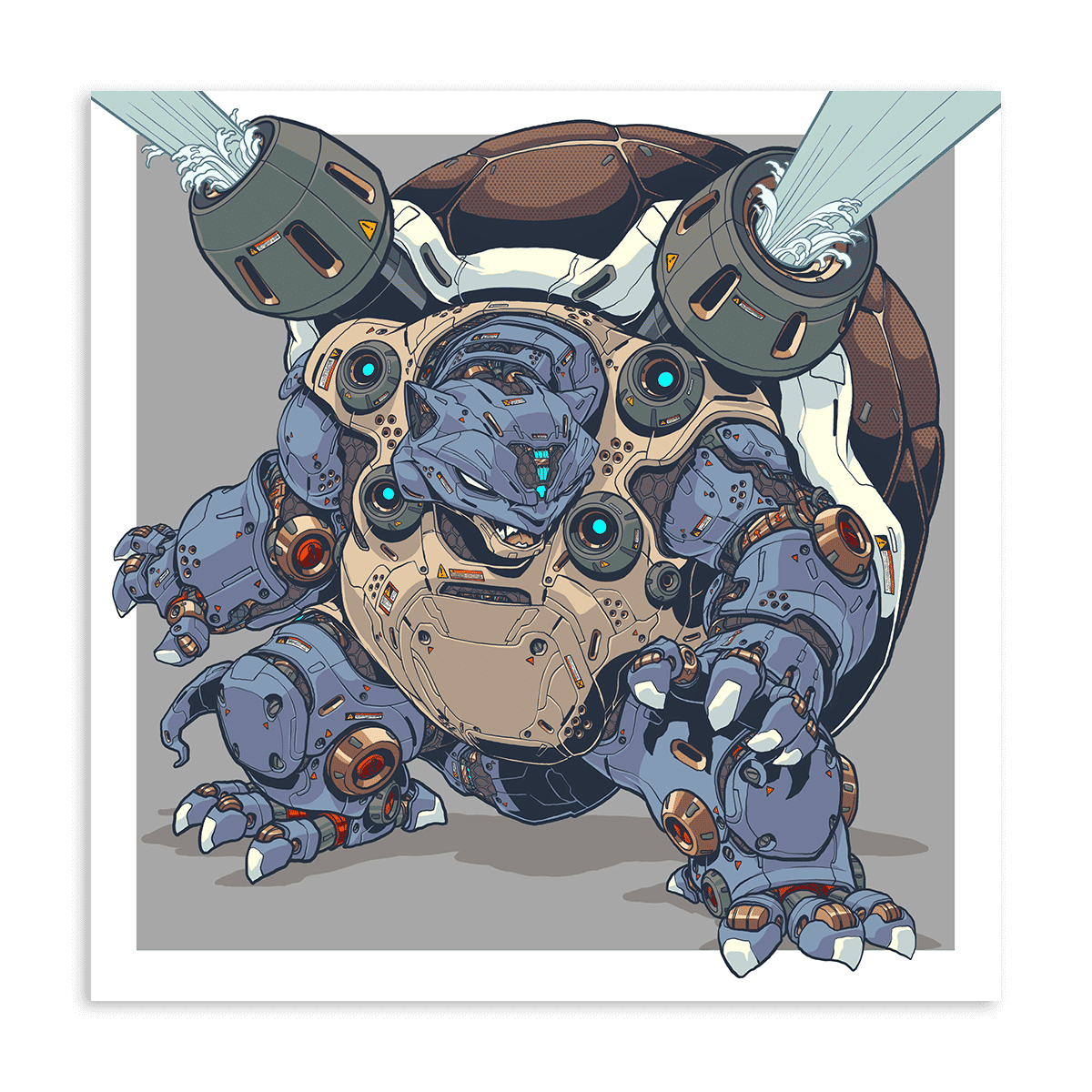 Mechasoul Blastoise (Giclée)
