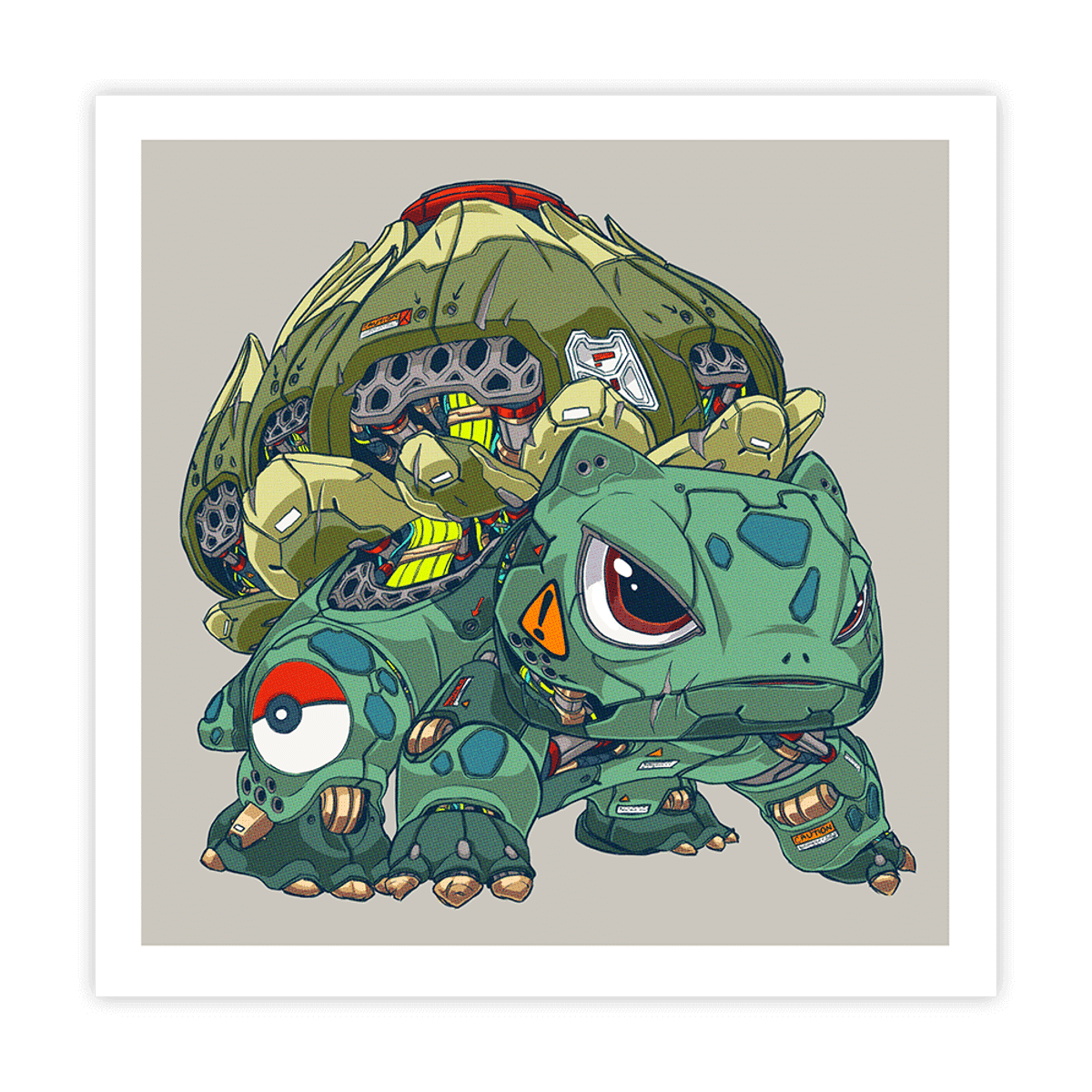 Mechasoul Bulbasaur (Giclée)