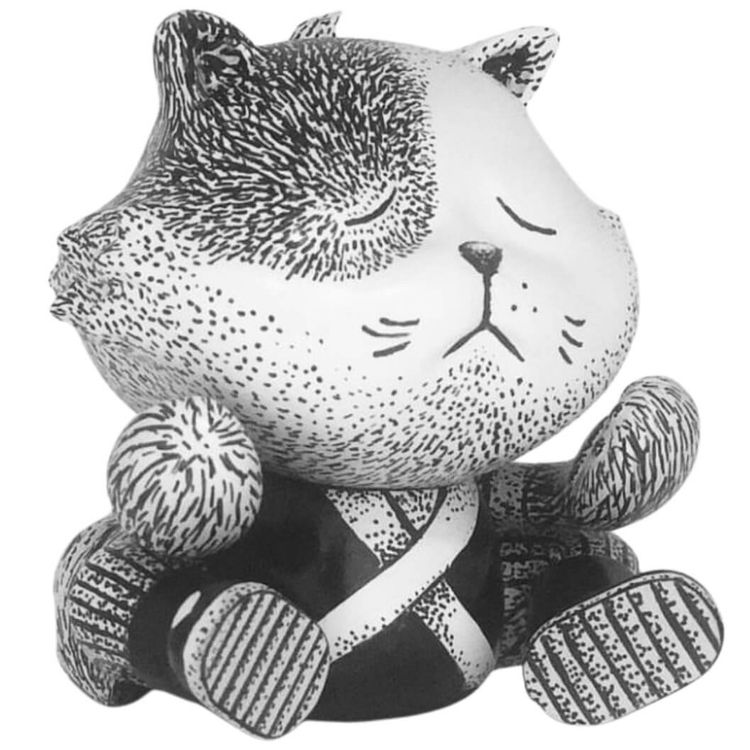 Meditating Mau by Rex Lee