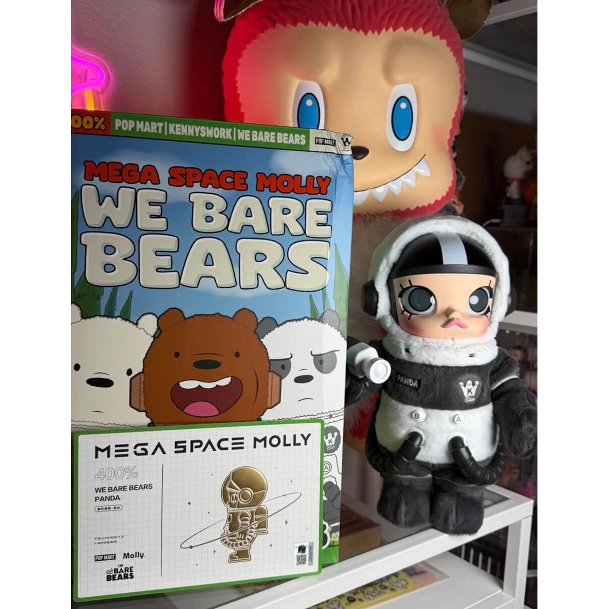 Mega Space Molly 400% We Bare Bears Panda
