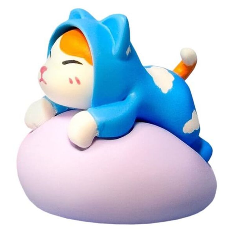 Mellow Meow (Blue Clouds) by Space Rabbit Studio
