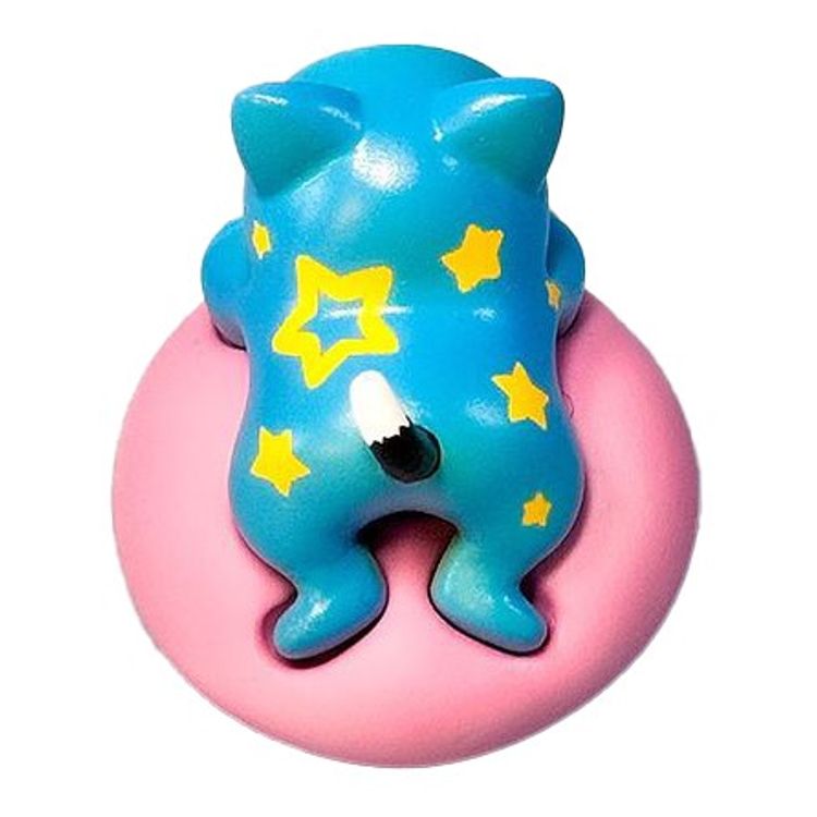 Mellow Meow (Blue Stars) by Space Rabbit Studio