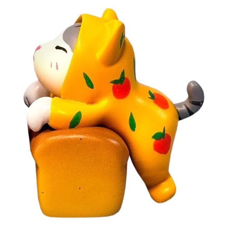 Mellow Meow (Orange Apples) by Space Rabbit Studio
