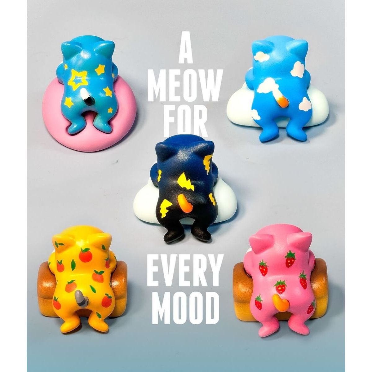 Mellow Meow (Pink Strawberries)