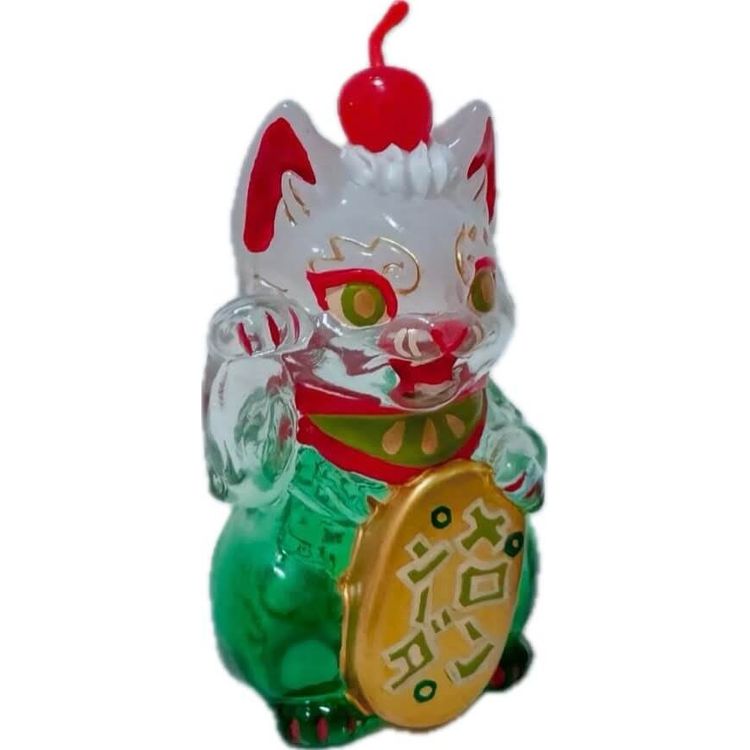 Melon Soda Bake Lucky Cat by Genkosha