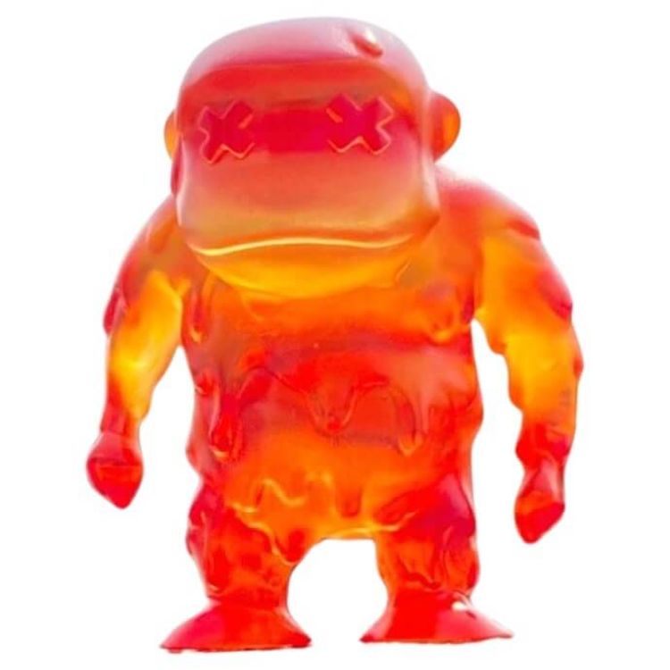Melting - Transparent Orange by Kit Studio