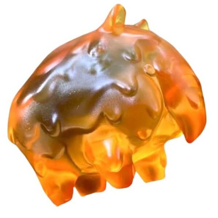 Melting Baku - Transparent Orange by Kit Studio