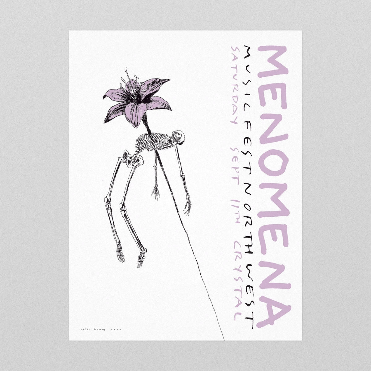 Menomena Poster, Portland OR, 2010