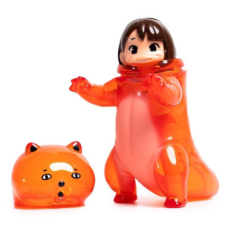 Mentaiko Monster Clear Orange by Cherri Polly