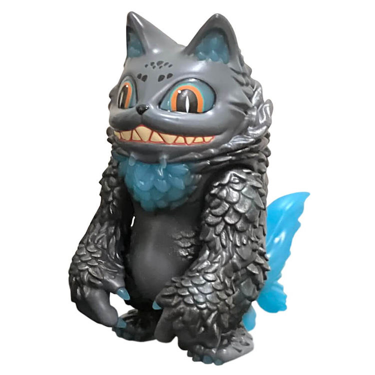 Meow Koi Gray Blue by Luyao Designs