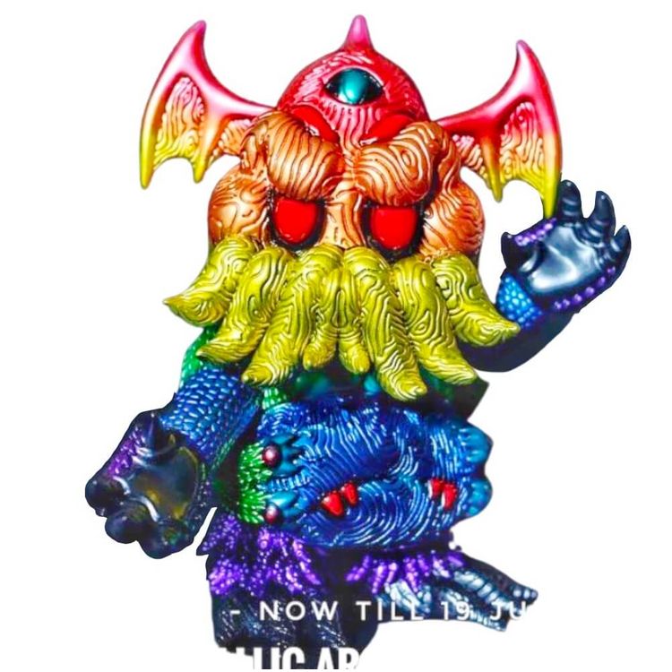 Metallic ArcEnCiel Chewthulhu by Sapien Toy Studio