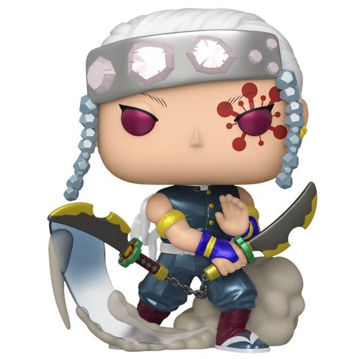 Metallic Tengen Uzui with Nichirin Cleavers (Chase) : Demon Slayer [1533]