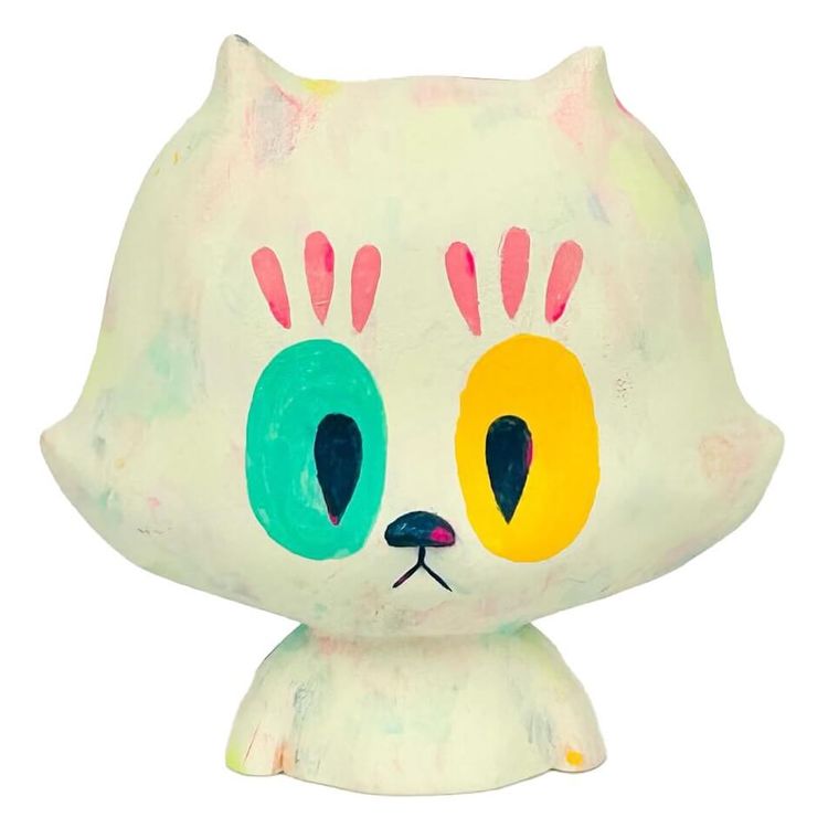 Yuurei Neko Sama (Teal Left Eye) by Michael Chuah
