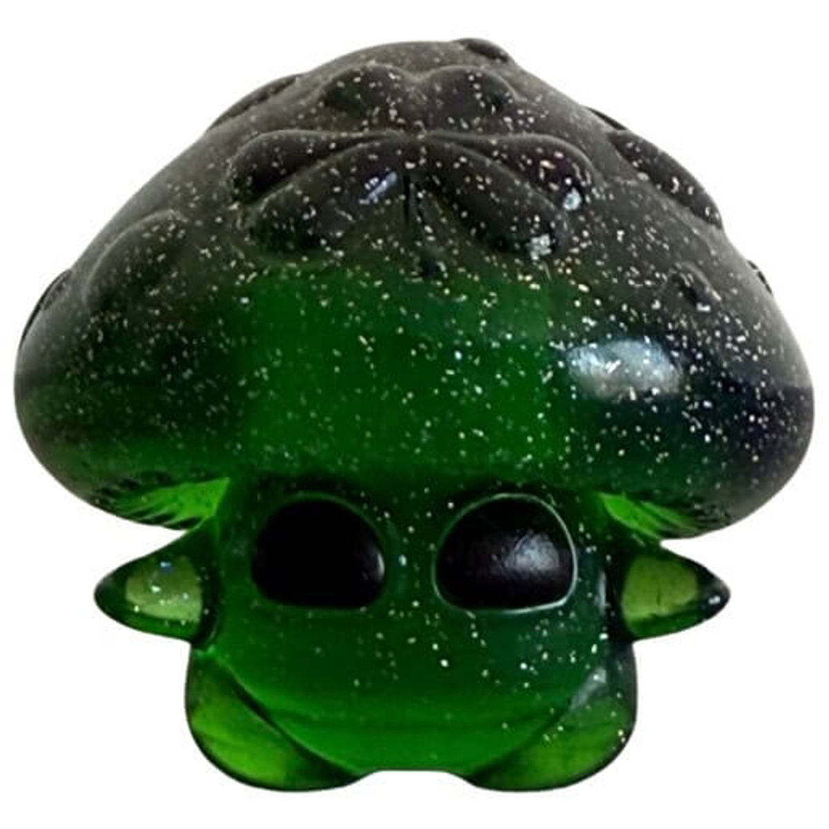 Microdose of Luck Spore (Emerald Translucent with Rainbow Glitter)