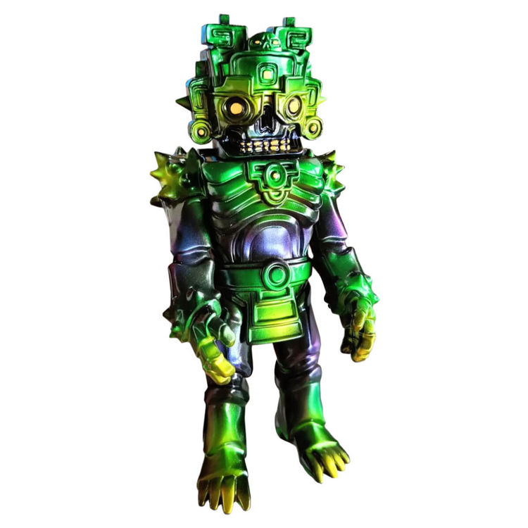 Mictlan Green Purple by Frank Mysterio