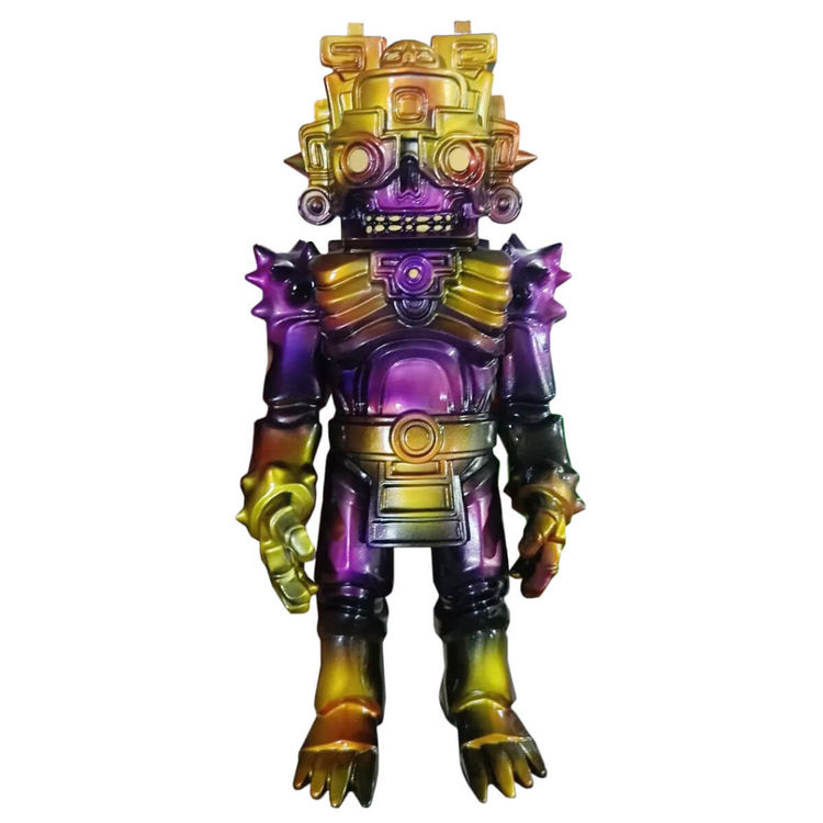 Mictlan Purple Yellow by Frank Mysterio