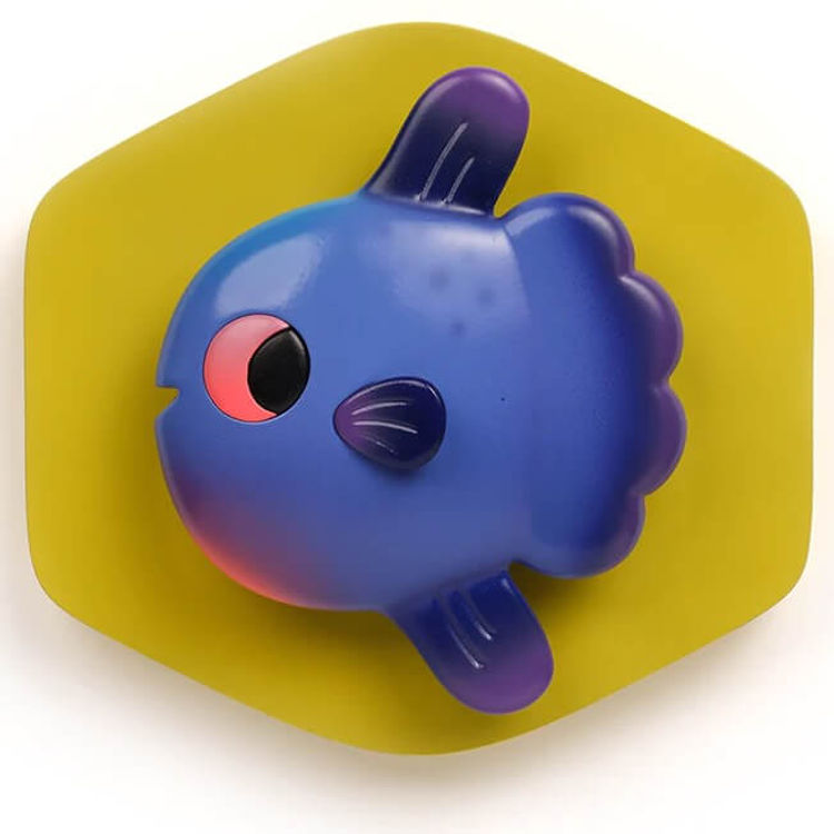 Midnight Coral Super Mola Mola by Christopher Lee