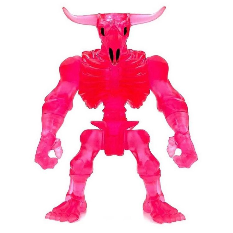 Mighty Maniacs Glyos Transparent Pink by Rocom Toys