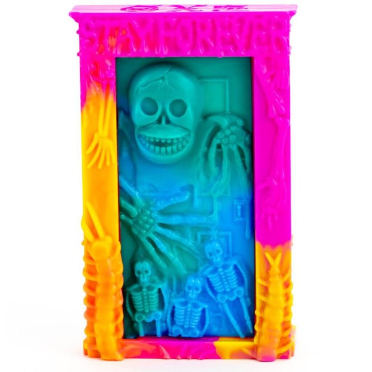 Milk-Plus – Hell Door (Pink Orange Teal) by BOGxSQUAD