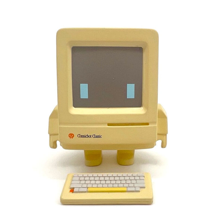 Mini 4" Classic Bot Yellowed by Philip Lee