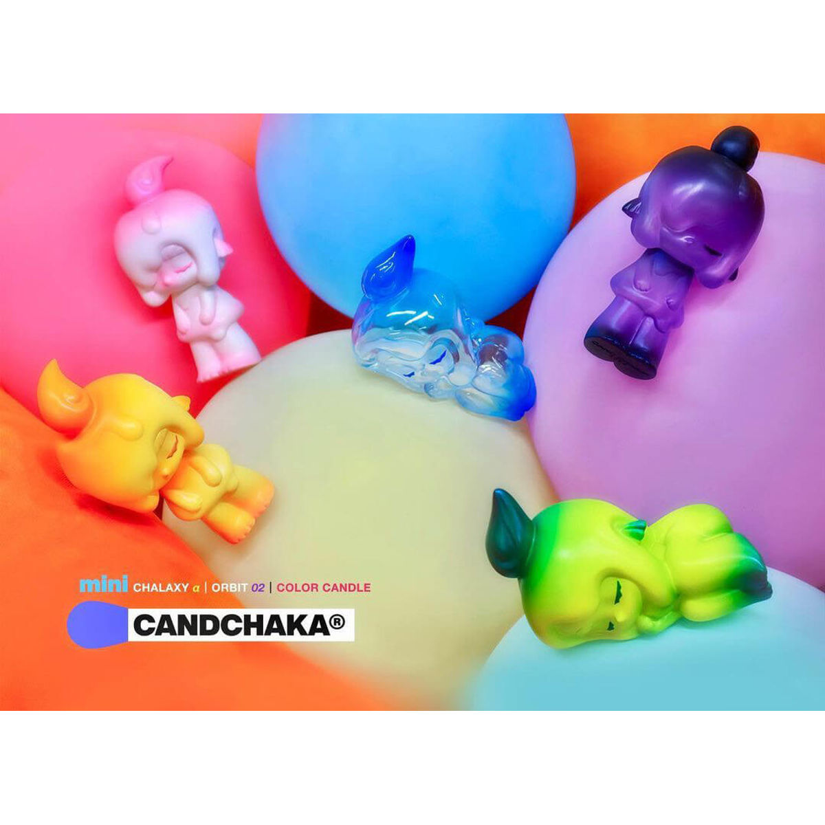 Mini Chalaxy A Orbit 02 Color Candle Purple