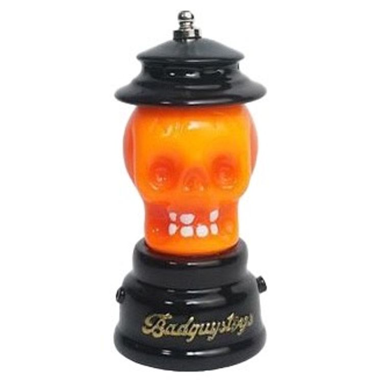 Mini Devouring Dream Lamp Keychain Black Orange by Sars