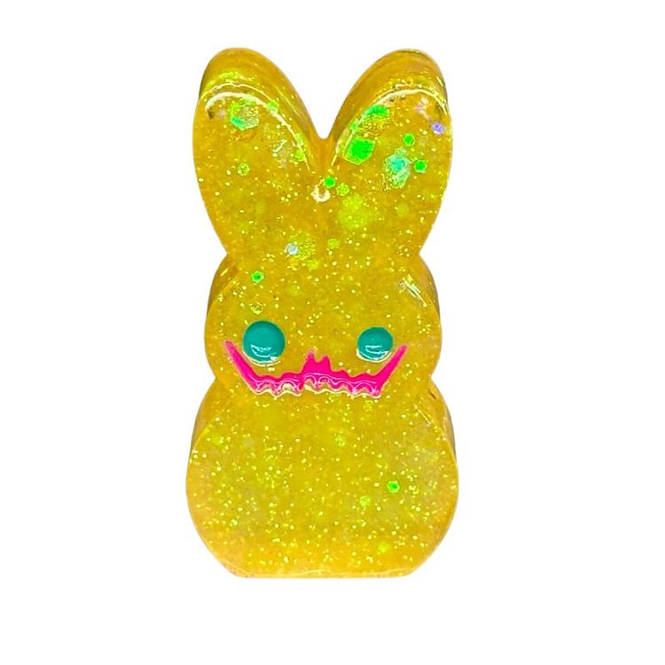 Mini Glitter Rotty Peep yellow by Ghost Fox Toys