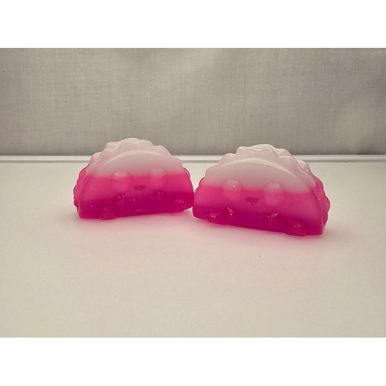 Mini Glow-in-the-Dark Pink Candy Corn Taco Twin Set by Dedboy