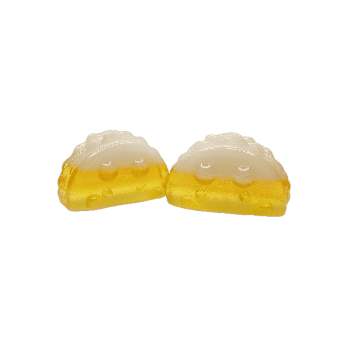 Mini Glow-in-the-Dark Translucent Candy Corn Taco Twin Set 