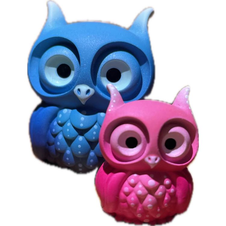 Mini Hot Pink Cosmic Owl  by Miss Muju