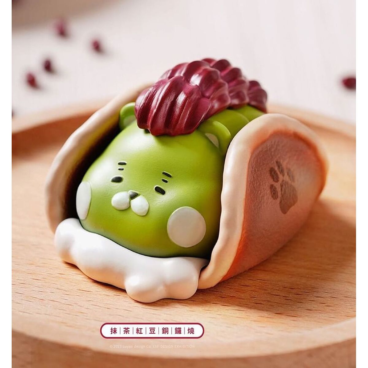 Mini Kakigoori Kuma Matcha Red Bean Dorayaki