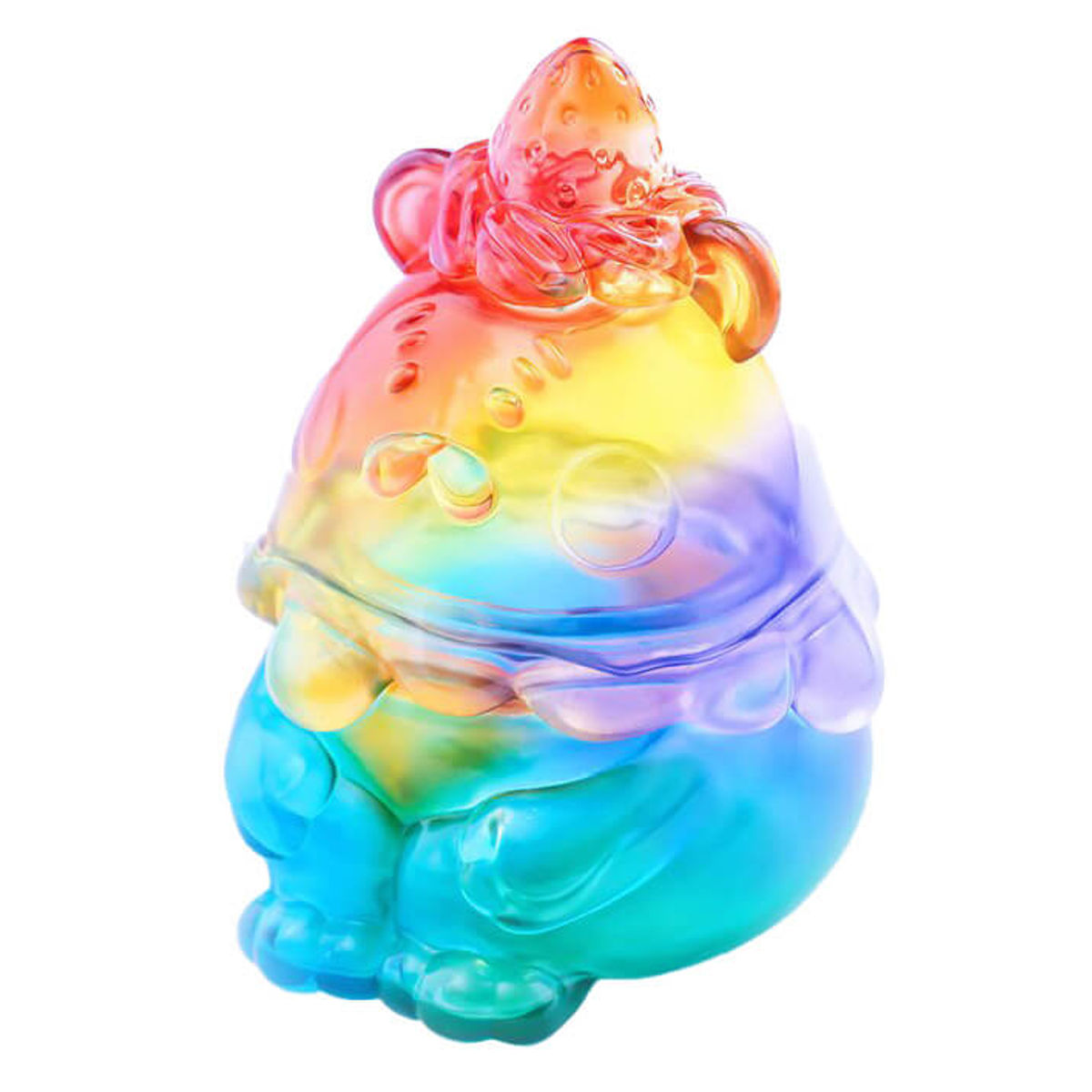 Mini Kakigoori Kuma Transparent Rainbow