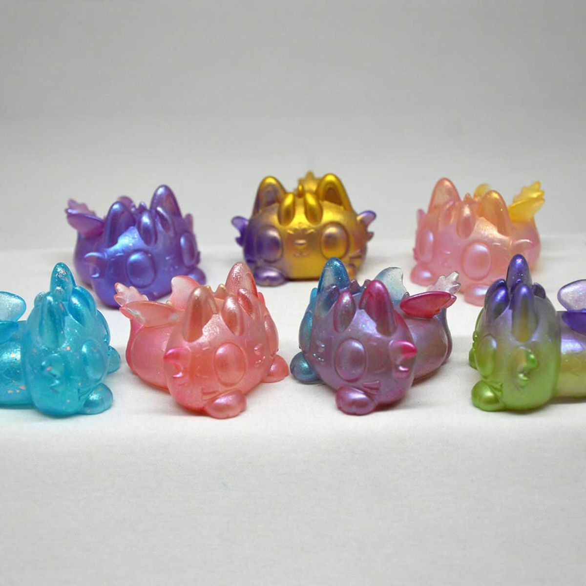 Mini Kitty Dragons Blue Diamond