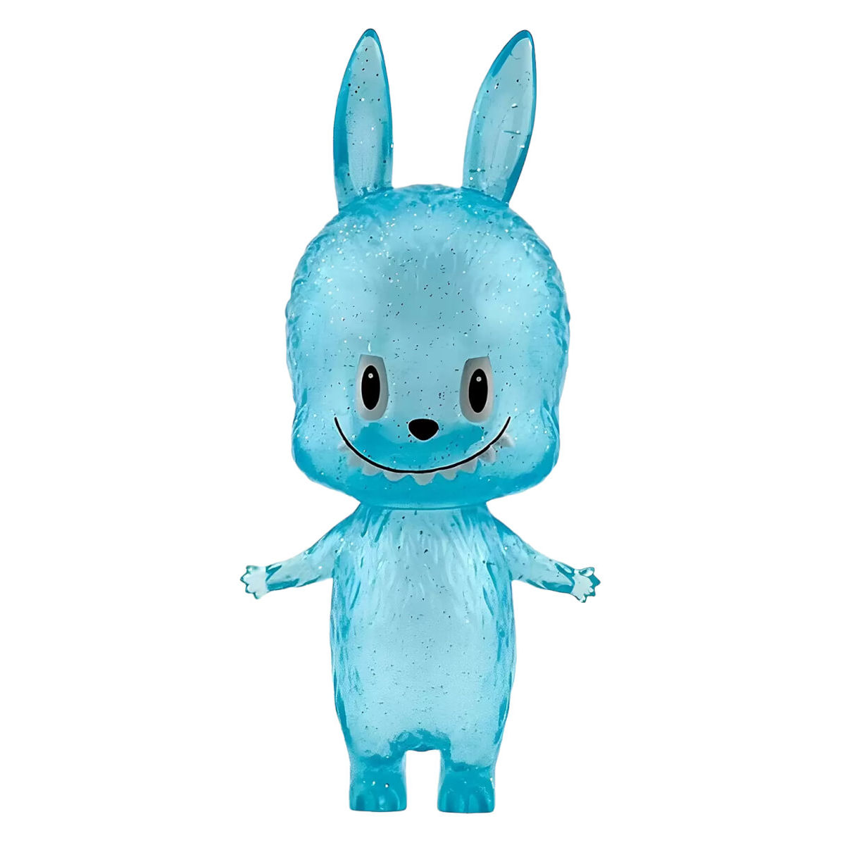 Mini Labubu Clear Neon Blue