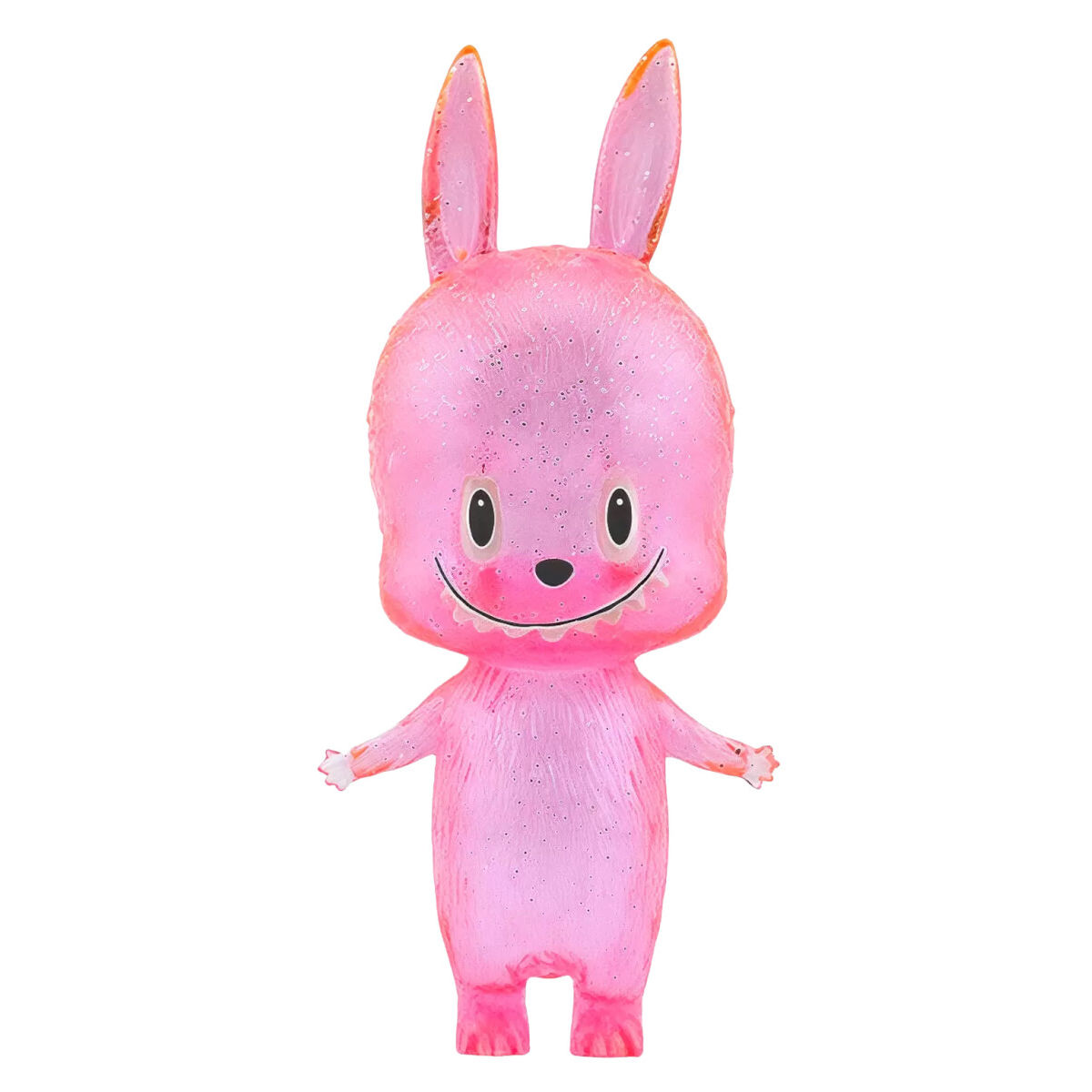 Mini Labubu Clear Neon Pink