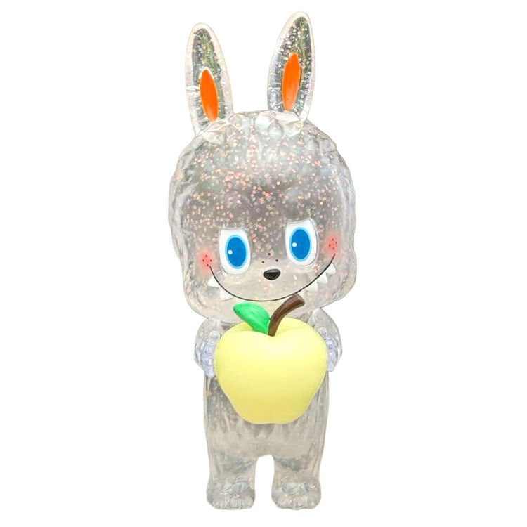 Mini Labubu Merry Ville Clear with GID Apple by Kasing Lung
