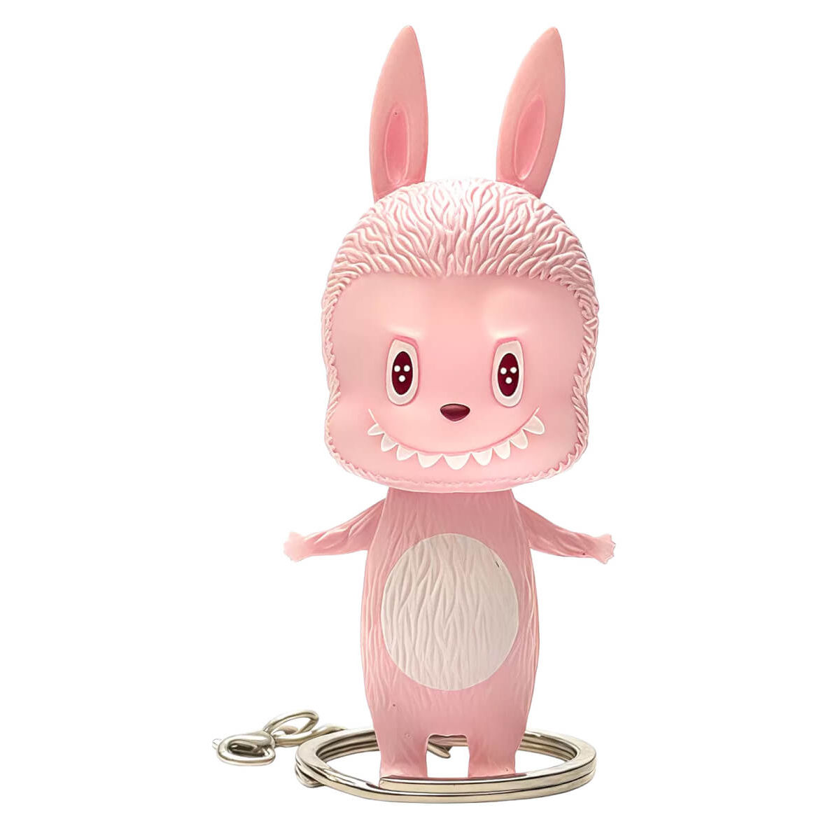 Mini Labubu Pink Keychain