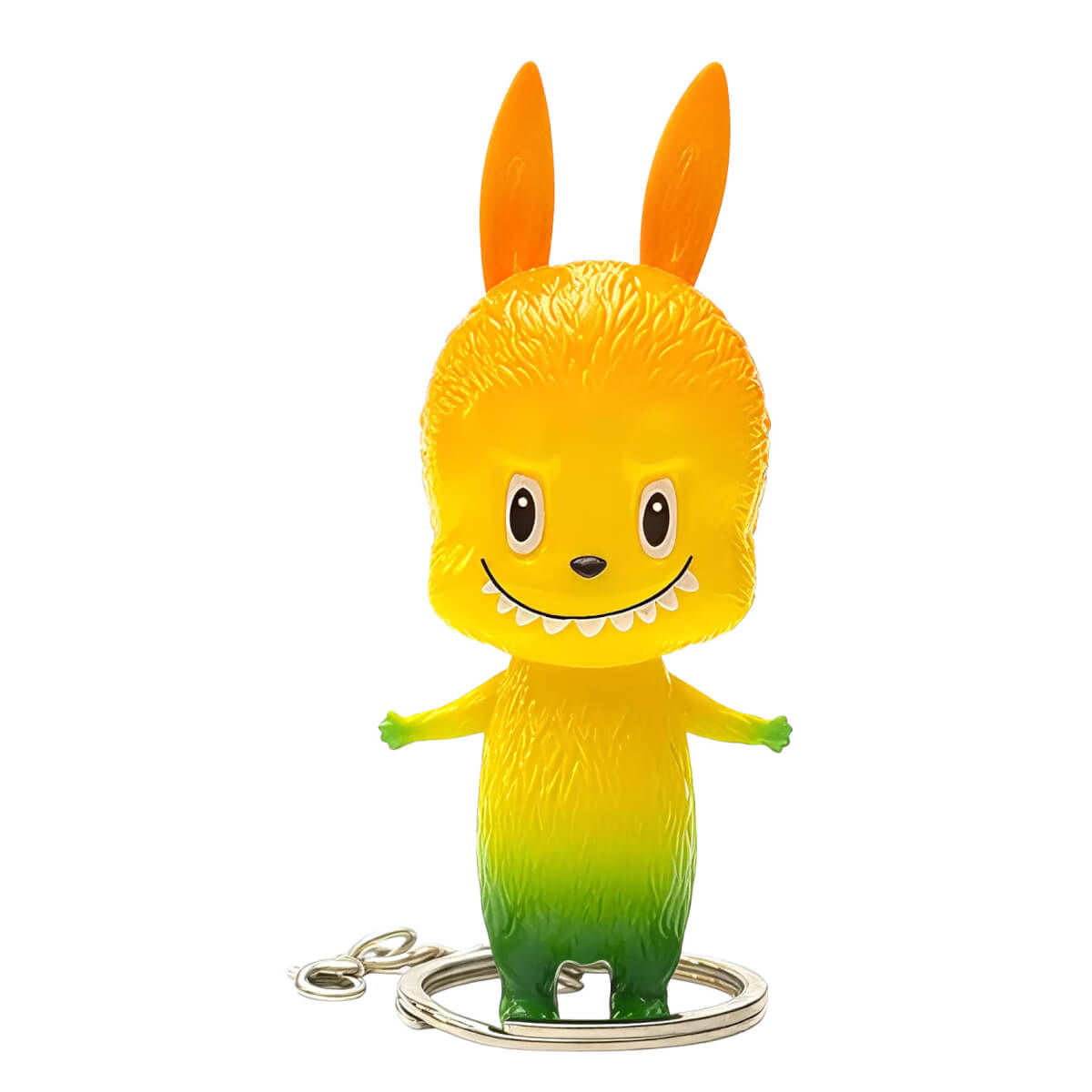 Mini Labubu Yellow Green Keychain