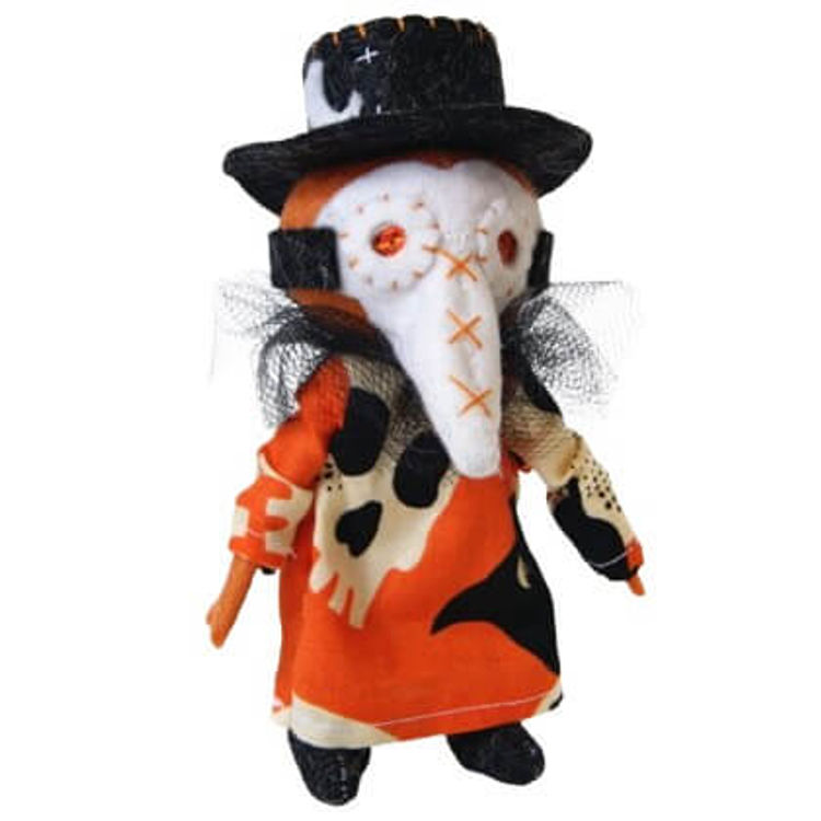Mini Orange Plague Doctor by Nightly Made (Megan Mahfoud)