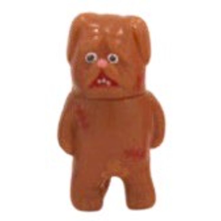Mini Painted Vinyl Figure (Tosa Kenta - Stand) - brown by Dehara Yukinori