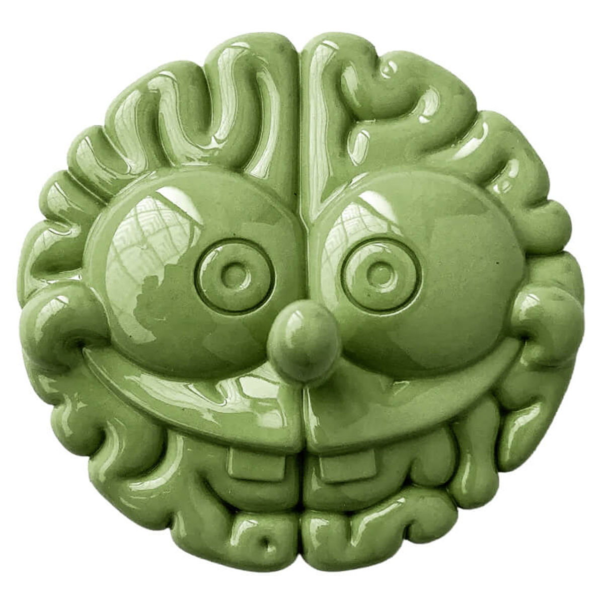Mini Sponge Brain Lime Green