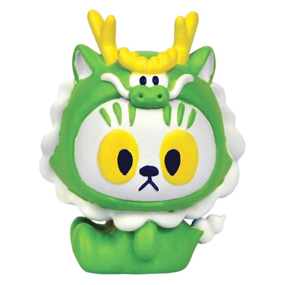 Mini Yuurei Neko Sama Rainbow Dragon Green