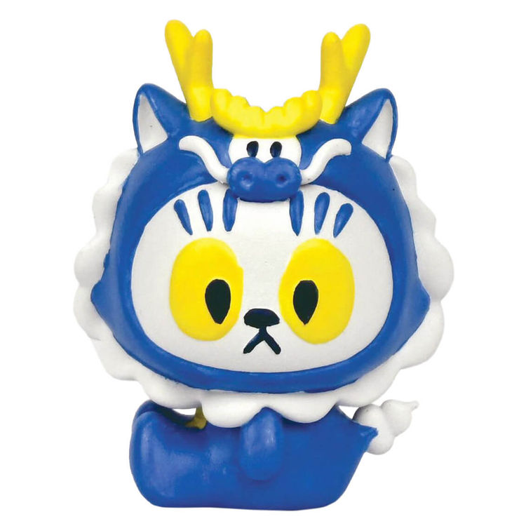 Mini Yuurei Neko Sama Rainbow Dragon Indigo by Michael Chuah