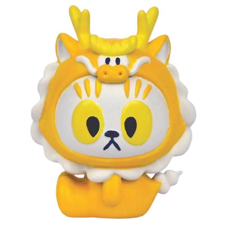 Mini Yuurei Neko Sama Rainbow Dragon Yellow by Michael Chuah