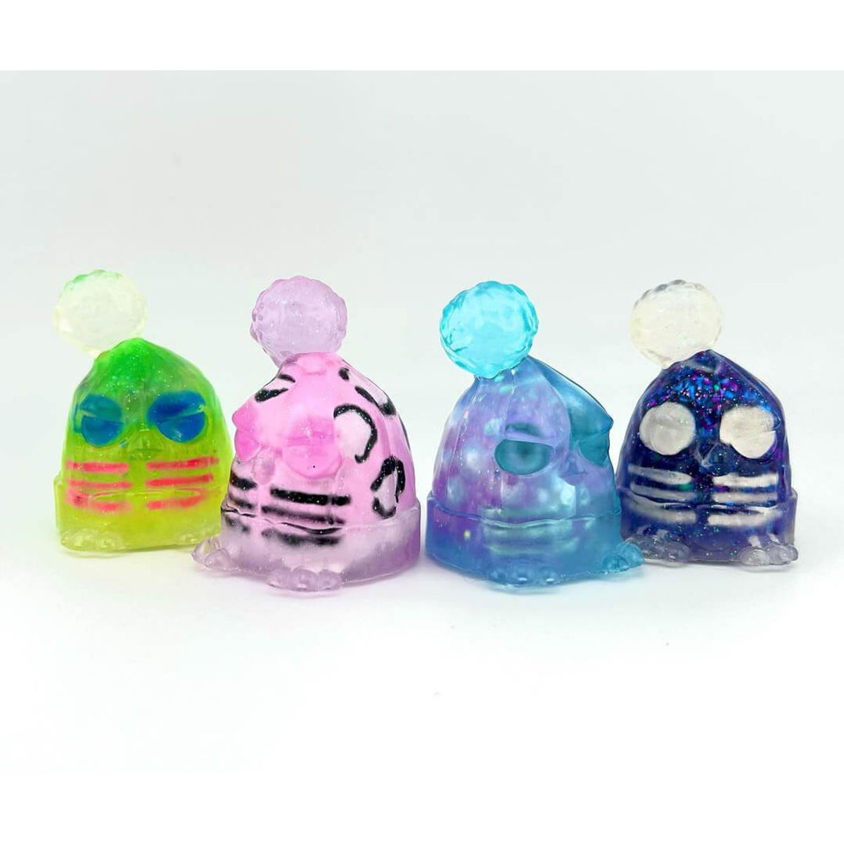 Minorly Misaligned Double Cast Birdz (Clear Blue)