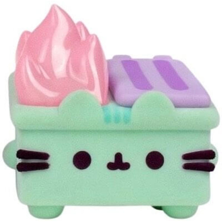 Mint Flocked Pusheen Dumpster by Andrew Duff
